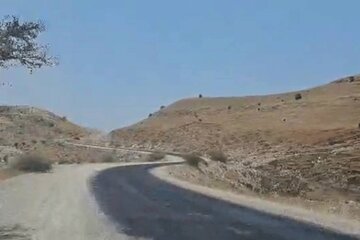 بهسازی و آسفالت راه روستایی دوک در شهرستان لنده