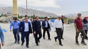 بازدید مدیرکل راه و شهرسازی، معاون هماهنگی امور عمرانی استانداری و رئیس دانشگاه علوم پزشکی استان البرز از بیمارستان سیدالشهداء