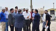 بازدید مدیرکل راه و شهرسازی، معاون هماهنگی امور عمرانی استانداری و رئیس دانشگاه علوم پزشکی استان البرز از بیمارستان سیدالشهداء
