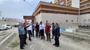بازدید مدیرکل راه و شهرسازی، معاون هماهنگی امور عمرانی استانداری و رئیس دانشگاه علوم پزشکی استان البرز از بیمارستان سیدالشهداء