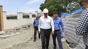 بازدید مدیرکل راه و شهرسازی، معاون هماهنگی امور عمرانی استانداری و رئیس دانشگاه علوم پزشکی استان البرز از بیمارستان سیدالشهداء