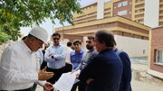 بازدید مدیرکل راه و شهرسازی، معاون هماهنگی امور عمرانی استانداری و رئیس دانشگاه علوم پزشکی استان البرز از بیمارستان سیدالشهداء
