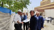 بازدید مدیرکل راه و شهرسازی، معاون هماهنگی امور عمرانی استانداری و رئیس دانشگاه علوم پزشکی استان البرز از بیمارستان سیدالشهداء