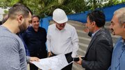 بازدید مدیرکل راه و شهرسازی، معاون هماهنگی امور عمرانی استانداری و رئیس دانشگاه علوم پزشکی استان البرز از بیمارستان سیدالشهداء