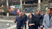 ببینید| بازدید وزیر راه و شهرسازی از ساختمان شیشه‌ای صدا و سیما