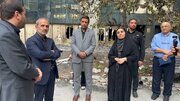 ببینید| بازدید وزیر راه و شهرسازی از ساختمان شیشه‌ای صدا و سیما