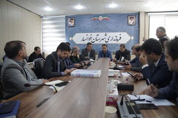 جلسه مشترک شورای مسکن خوانسار