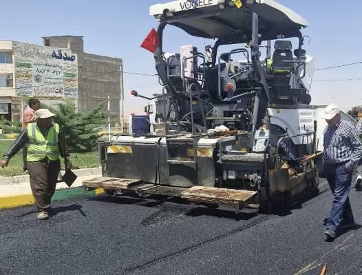 اتمام فاز دوم روکش آسفالت محور زنجان - بیجار