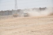 ببینید | عملیات آماده سازی سایت 205 هکتاری نهضت ملی مسکن سمنان