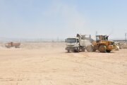 ببینید | عملیات آماده سازی سایت 205 هکتاری نهضت ملی مسکن سمنان