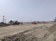 ببینید| عملیات آماده سازی سایت طرح نهضت ملی مسکن شهرستان مرزی سراوان