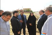 بازدید مدیر کل راهداری و حمل و نقل جاده ای آذربایجان غربی از محل احداث راهدارخانه باروق