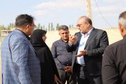 بازدید مدیر کل راهداری و حمل و نقل جاده ای آذربایجان غربی از محل احداث راهدارخانه باروق