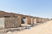 ببینید | پیشرفت فیزیکی ساخت فاز اول خانه های یک طبقه جایگزین مسکن مهر ناایمن سمنان