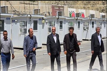 بازدید مدیرکل راهداری و حمل‌ و نقل آذربایجان‌ غربی از پایانه مرزی تمرچین در آستانه اربعین