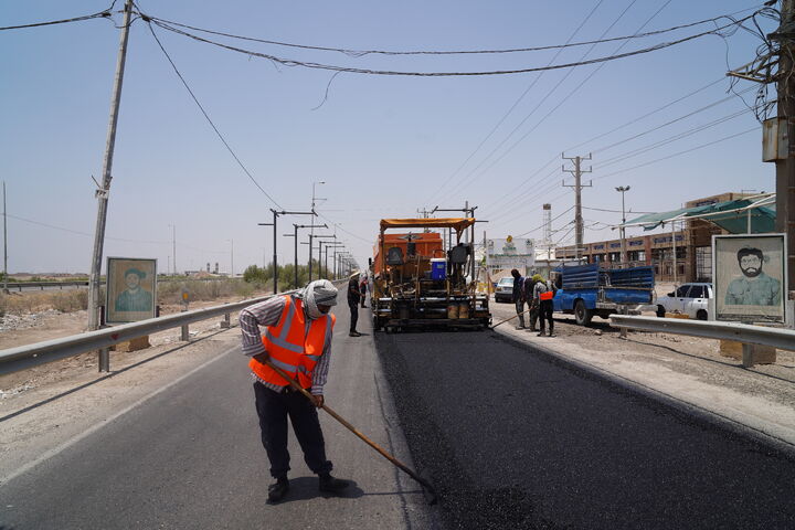 ویدئو| بهسازی محور اهواز-خرمشهر-شلمچه در آستانه اربعین حسینی بهسازی محور اهواز-خرمشهر-شلمچه