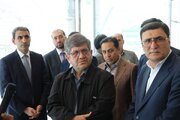 ببینید| دیدار مدیرعامل راه‌آهن ایران و کشور آذربایجان در پایانه ریلی آستارا