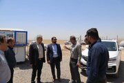بازدید مشاور رئیس هیأت عامل و مدیر پروژه‌های زیربنایی صندوق ملی مسکن از روند پیشرفت پروژه های طرح نهضت ملی مسکن قزوین
