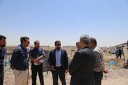 بازدید مشاور رئیس هیأت عامل و مدیر پروژه‌های زیربنایی صندوق ملی مسکن از روند پیشرفت پروژه های طرح نهضت ملی مسکن قزوین