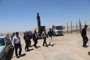 بازدید مشاور رئیس هیأت عامل و مدیر پروژه‌های زیربنایی صندوق ملی مسکن از روند پیشرفت پروژه های طرح نهضت ملی مسکن قزوین