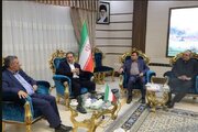 گزارش تصویری //دیدار معاون راهداری سازمان راهداری ‌حمل و نقل جاده ای با استاندار آذربایجان‌غربی