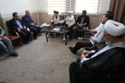 دیدار پيمان آرامون مدیر کل و رئیس شورای هماهنگی راه و شهرسازی آذربایجان‌غربی با حجت‌الاسلام‌والمسلمین سید مهدی قریشی نماینده‌ ولی فقیه در آذربایجان‌غربی و امام جمعه ارومیه