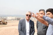 بازدید پیمان آرامون مدیرکل راه وشهرسازی آذربایجان‌غربی از روند آماده‌سازی سایت ۵۰ هکتاری طرح نهضت ملی مسکن در شهرستان خوی
