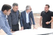 بازدید پیمان آرامون مدیرکل راه وشهرسازی آذربایجان‌غربی از روند آماده‌سازی سایت ۵۰ هکتاری طرح نهضت ملی مسکن در شهرستان خوی