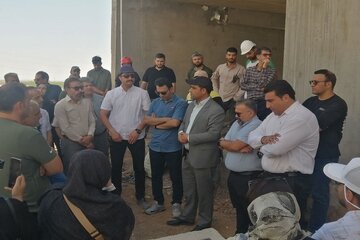 بازدید مدیرکل راه و شهرسازی استان مرکزی از پروژه شرکت آرش آرمه