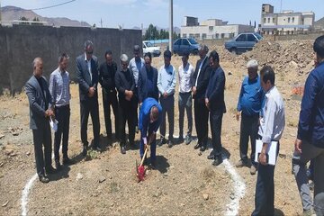 کلنگ زنی احداث ساختمان اداری ثبت اسناد شهرخنداب