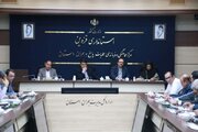 برگزاری چهارمین جلسه کارگروه زیربنایی، توسعه روستایی، عشایری، شهری و آمایش سرزمین و محیط زیست استان قزوین
