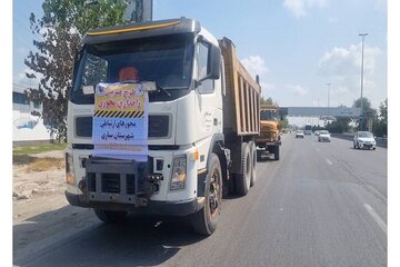 اجرای عملیات راهداری محوری در مرکز استان