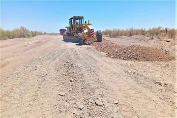 اجرای عملیات خاکی در روستای حسین‌آباد عرب نیشابور با اعتبار ۱.۲ میلیارد تومانی