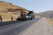 روکش آسفالت محور سرواباد کامیاران