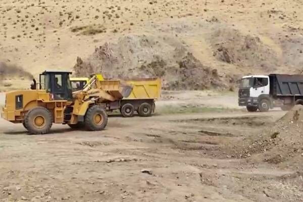 شن ریزی راه روستایی قوچاق بخش کرفتو دیواندره