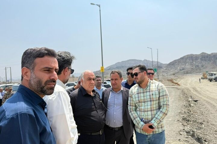 بازدید معاون وزیر راه و شهرسازی از روند اجرای باند دوم محور جیرفت – کهنوج – رودان