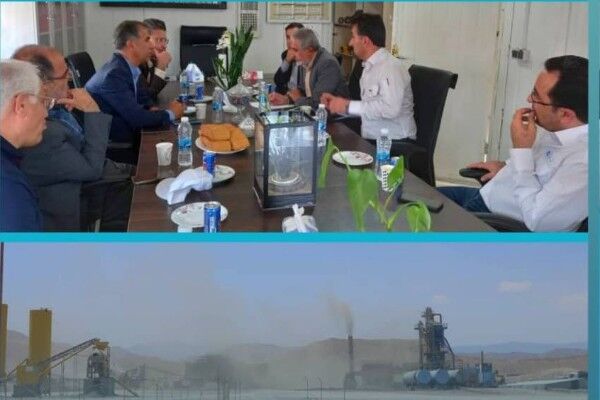 بازدید معاون شرکت ساخت و توسعه زیربناهای حمل و نقل کشور از کارخانه تولید آسفالت سکاف