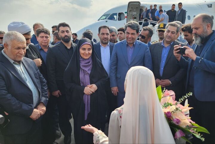 وزیر راه و شهرسازی وارد کرمان شد و
