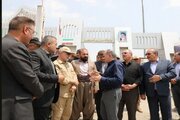گزارش_تصویری بازدید معاون وزیر کشور از پایانه مرزی تمرچین و زیرساخت‌های ایجاد شده در این پایانه برای تردد زائرین اربعین حسینی