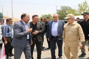 گزارش_تصویری بازدید معاون وزیر کشور از پایانه مرزی تمرچین و زیرساخت‌های ایجاد شده در این پایانه برای تردد زائرین اربعین حسینی
