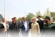 گزارش_تصویری بازدید معاون وزیر کشور از پایانه مرزی تمرچین و زیرساخت‌های ایجاد شده در این پایانه برای تردد زائرین اربعین حسینی