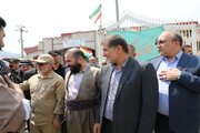 گزارش_تصویری بازدید معاون وزیر کشور از پایانه مرزی تمرچین و زیرساخت‌های ایجاد شده در این پایانه برای تردد زائرین اربعین حسینی