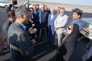 ببینید | بازدید وزیر راه و شهرسازی از مراحل تکمیل فرودگاه بم