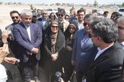 ببینید | آغاز عملیات اجرایی آماده سازی اراضی طرح جوانی جمعیت شهر جیرفت با حضور وزیر راه و شهرسازی