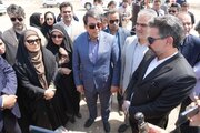 ببینید | آغاز عملیات اجرایی آماده سازی اراضی طرح جوانی جمعیت شهر جیرفت با حضور وزیر راه و شهرسازی