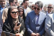 ببینید | آغاز عملیات اجرایی آماده سازی اراضی طرح جوانی جمعیت شهر جیرفت با حضور وزیر راه و شهرسازی
