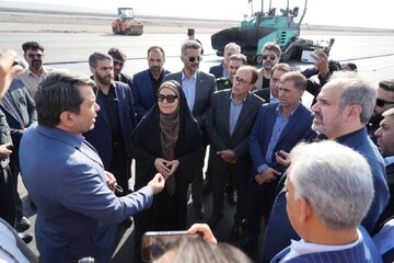 ببینید | بازدید وزیر راه و شهرسازی از مراحل تکمیل فرودگاه بم