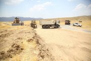 تعریض و اصلاح قوس پرحادثه محور روستایی زاغه به بیرانشهر در شهرستان خرم آباد