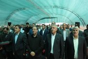آیین آغاز عملیات اجرایی پروژه راهسازی قطعه چهارم محور سه‌راهی ایواوغلی تا گیت ورودی منطقه آزاد ماکو
