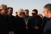 ببینید | افتتاح پنج پروژه راهسازی اداره کل راه و شهرسازی خوزستان در مسیرهای منتهی به مرز چزابه